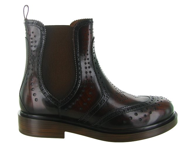 bottines et boots - Chelsea - femme - Cuir - Marron - Pons quintana8149202_2