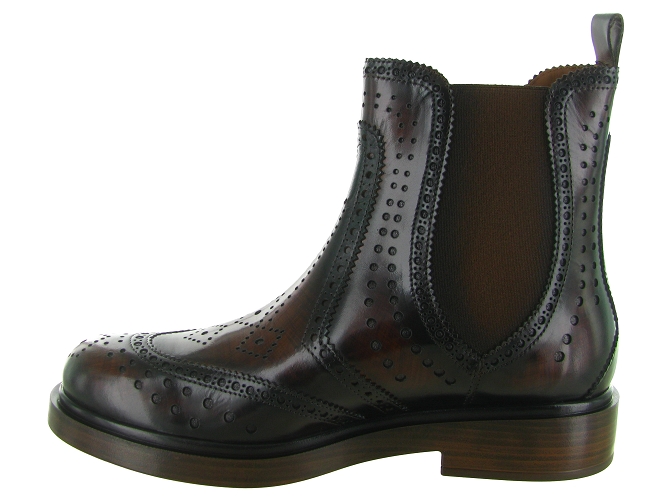 bottines et boots - Chelsea - femme - Cuir - Marron - Pons quintana8149202_4