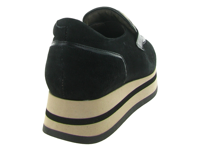 mocassins - Elégant - femme - Cuir - Noir - Softwaves8149701_5