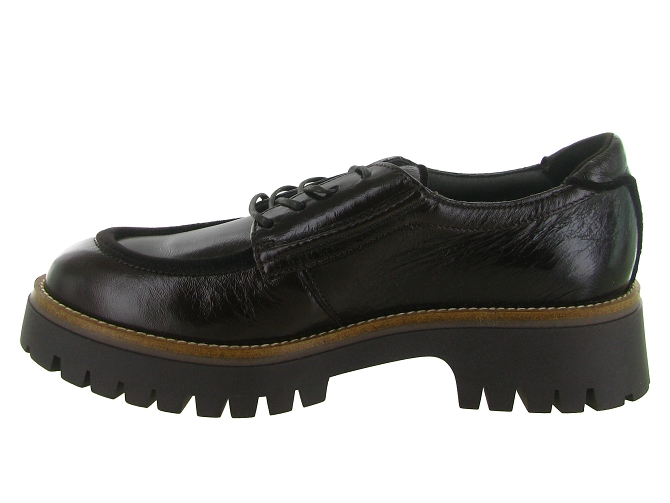 chaussures a lacets - Derby - femme - Cuir - Marron - Softwaves8149901_4