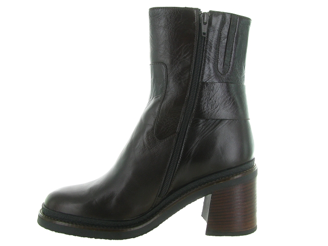 bottines et boots - Chelsea - femme - Cuir - Marron - Softwaves8152201_4
