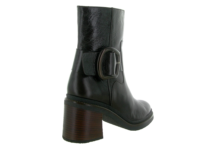 bottines et boots - Chelsea - femme - Cuir - Marron - Softwaves8152201_5