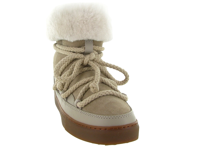 apres ski bottes fourrees - Botte de neige - femme - Nylon - Beige - Inuikii8153601_3