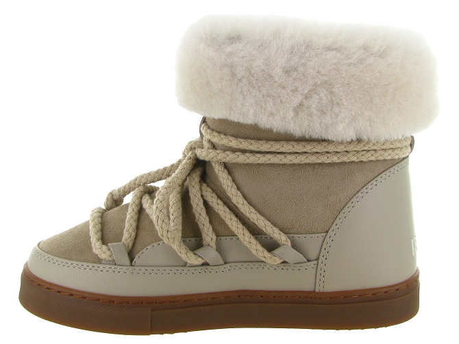 apres ski bottes fourrees - Botte de neige - femme - Nylon - Beige - Inuikii8153601_4