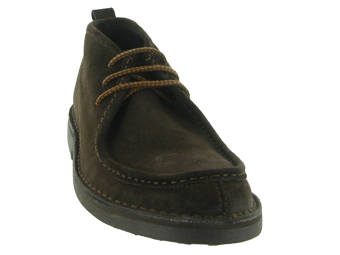 chaussures a lacets - Confort et décontracté - homme - Nubuck - Marron - Kebo8153901_3