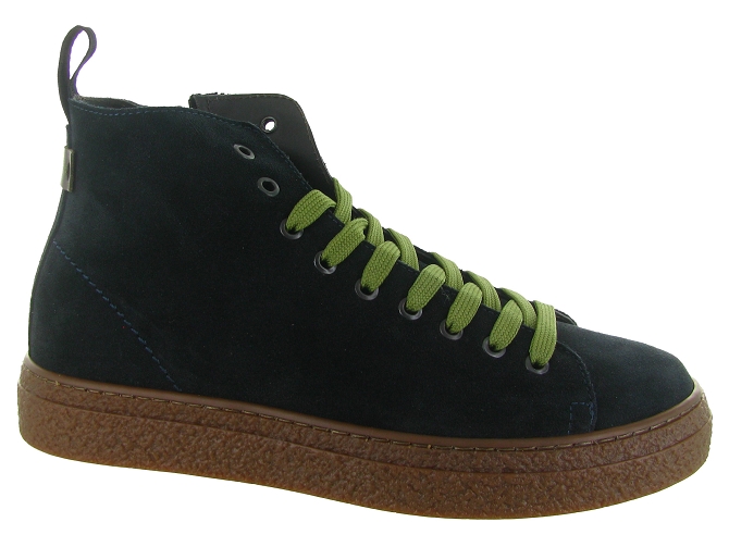baskets et sneakers - Tendance - homme - Nubuck - Bleu Marine - Kebo