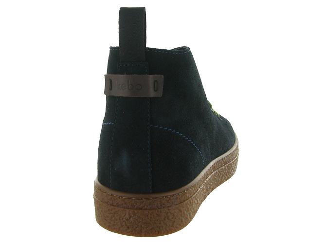 baskets et sneakers - Tendance - homme - Nubuck - Bleu Marine - Kebo8154002_5