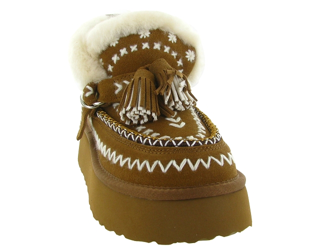 apres ski bottes fourrees - Bottine chaude - femme - Nubuck - Chestnut - Nan ku8155301_3