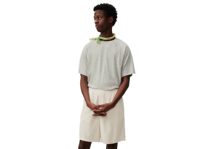 pantalon - SHORT - vetement homme - Coton - Crème - American vintage8156302_3