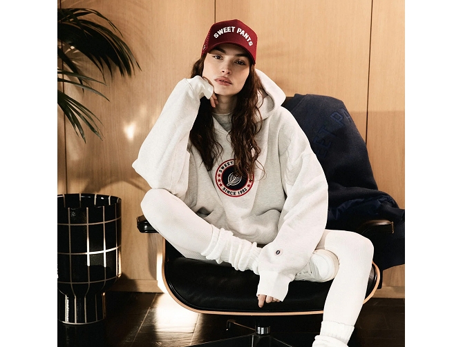 sweat -  - vetements mixte - Coton - Crème - Sweet pants