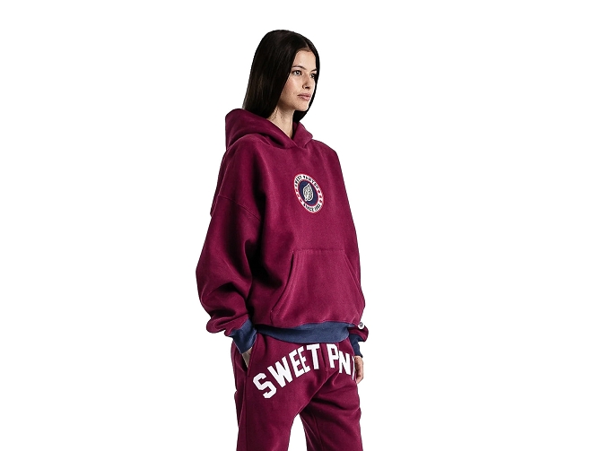 sweat -  - vetements mixte - Coton - Bordeaux - Sweet pants8157202_5