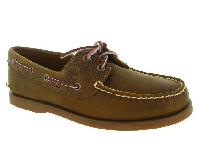 mocassins - Bateau - homme - Cuir Gras - Marron - Timberland