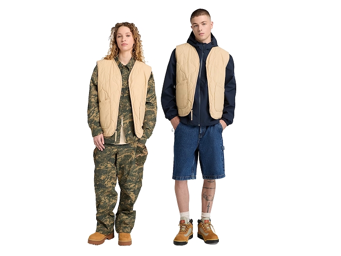 veste - SANS MANCHE - vetement homme - Coton - Beige - Timberland8160402_2