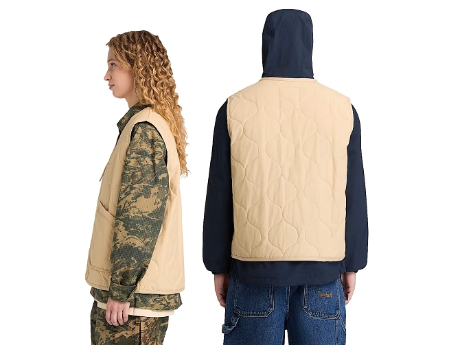 veste - SANS MANCHE - vetement homme - Coton - Beige - Timberland8160402_3