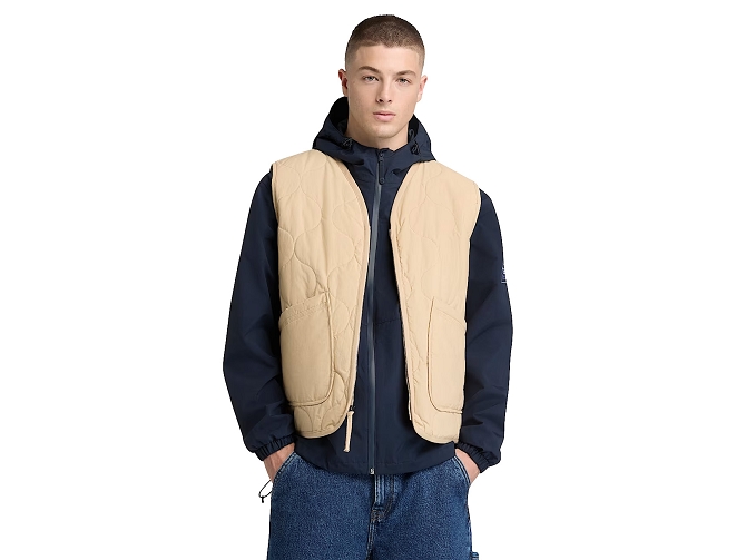 veste - SANS MANCHE - vetement homme - Coton - Beige - Timberland8160402_4