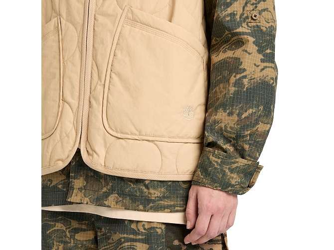 veste - SANS MANCHE - vetement homme - Coton - Beige - Timberland8160402_5
