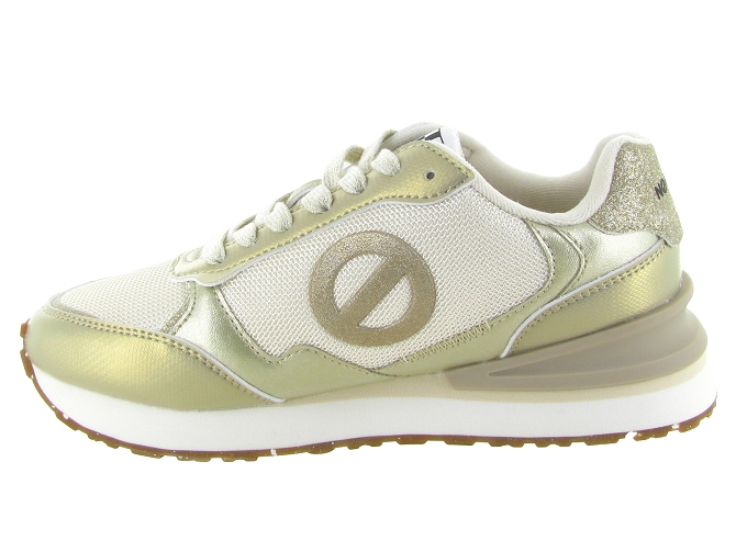 baskets et sneakers - Tendance - femme - Toile  - Or - No name8163102_4