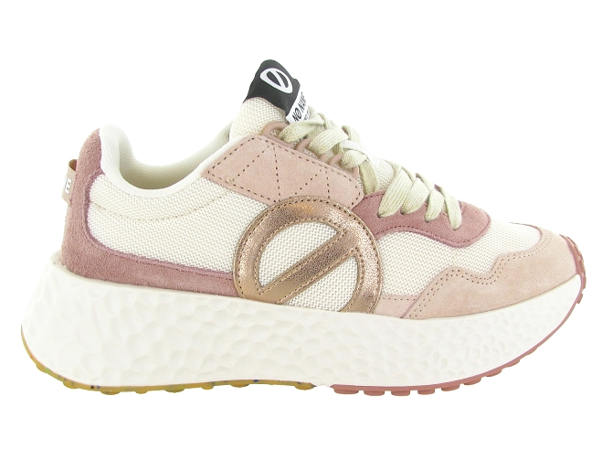 baskets et sneakers - Tendance - femme - Cuir - Rose - No name8163302_2