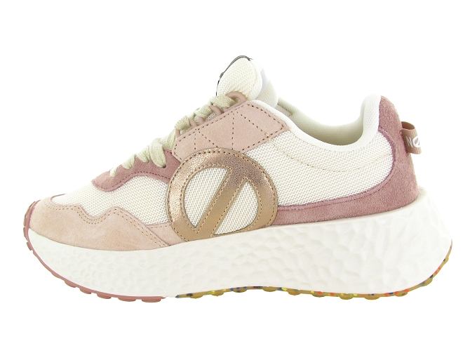 baskets et sneakers - Tendance - femme - Cuir - Rose - No name8163302_4