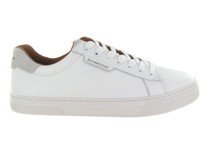 baskets et sneakers - Tendance - homme - Cuir - Blanc - Schmoove8163701_2