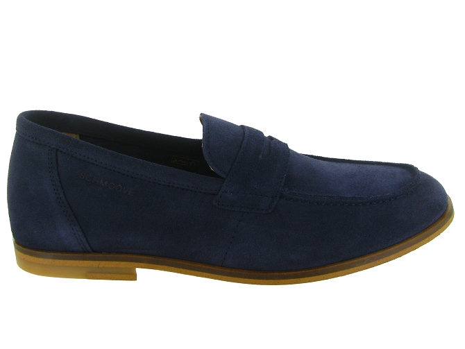 mocassins - Elégant - homme - Nubuck - Bleu - Schmoove8163902_2