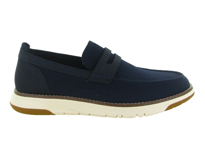 mocassins - Elégant - homme - Textile - Bleu Marine - Schmoove8164001_2