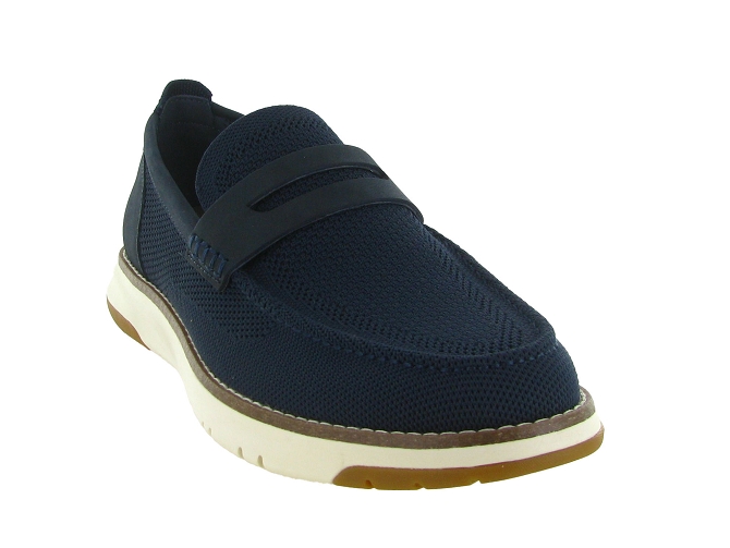 mocassins - Elégant - homme - Textile - Bleu Marine - Schmoove8164001_3