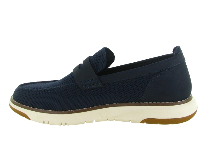 mocassins - Elégant - homme - Textile - Bleu Marine - Schmoove8164001_4