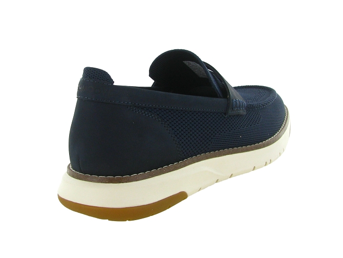 mocassins - Elégant - homme - Textile - Bleu Marine - Schmoove8164001_5