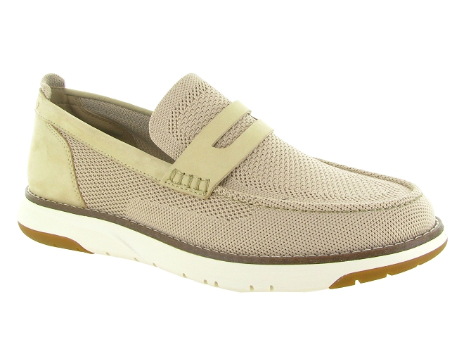 mocassins - Elégant - homme - Textile - Beige - Schmoove