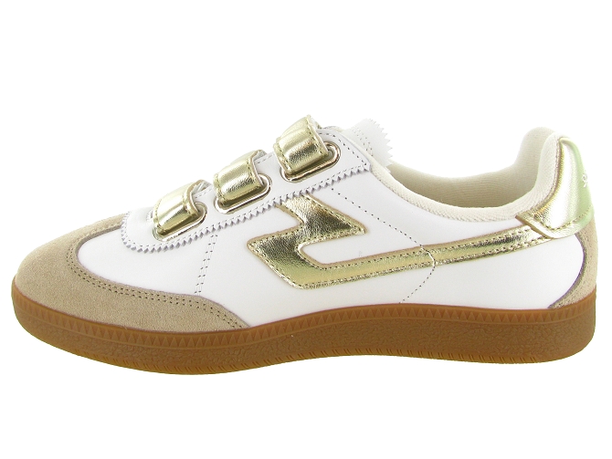 baskets et sneakers - Tendance - femme - Cuir - Beige - Schmoove8164101_4