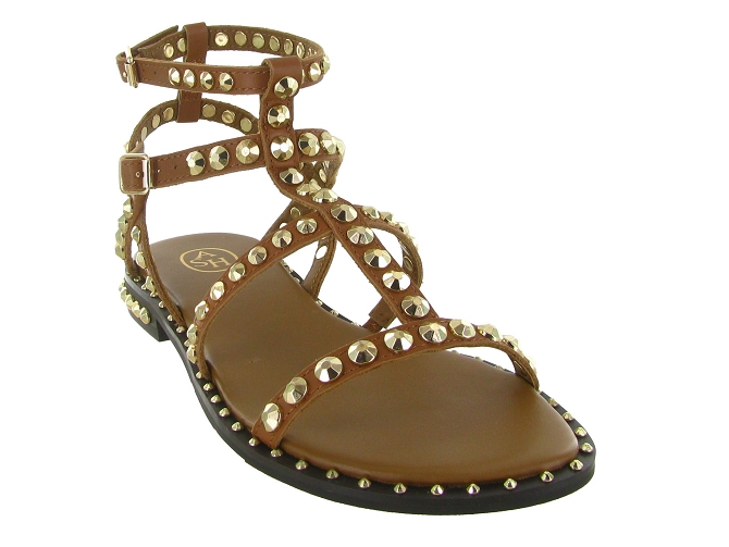 sandales et nu pieds - Casual - femme - Cuir - Camel - Ash italia8164501_3