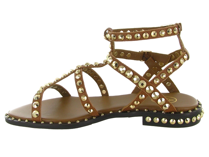 sandales et nu pieds - Casual - femme - Cuir - Camel - Ash italia8164501_4