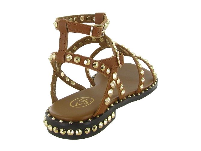 sandales et nu pieds - Casual - femme - Cuir - Camel - Ash italia8164501_5