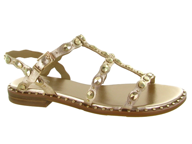 sandales et nu pieds - Casual - femme - Cuir - Or - Ash italia