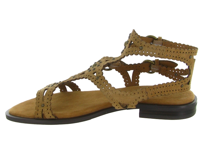sandales et nu pieds - Casual - femme - Cuir - Marron - Ash italia8164901_4