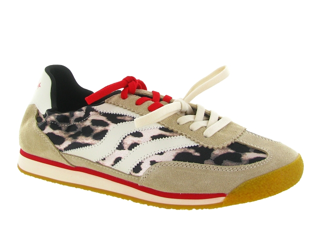 baskets et sneakers - Tendance - femme - Nubuck - Léopard - Mrp star