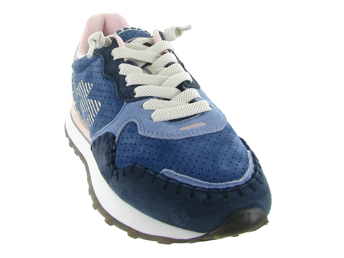 baskets et sneakers - Tendance - femme - Nubuck - Bleu - Mrp star8165102_3
