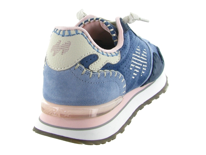 baskets et sneakers - Tendance - femme - Nubuck - Bleu - Mrp star8165102_5