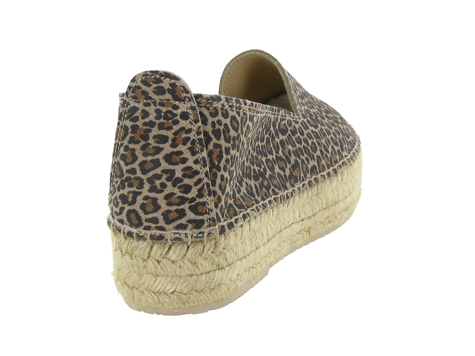 espadrilles - Espadrille plate - femme - Nubuck - Léopard - Bayona8165301_5