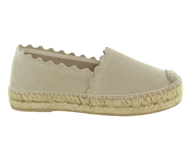 espadrilles - Espadrille plate - femme - Toile  - Beige - Bayona8165402_2