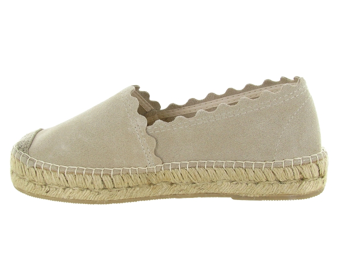 espadrilles - Espadrille plate - femme - Toile  - Beige - Bayona8165402_4