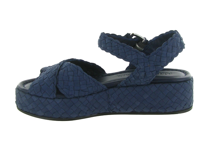 sandales et nu pieds - Casual - femme - Cuir - Bleu - Pons quintana8166201_4