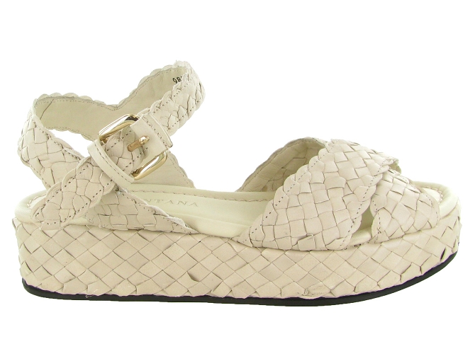 sandales et nu pieds - Casual - femme - Cuir - Blanc - Pons quintana8166202_2
