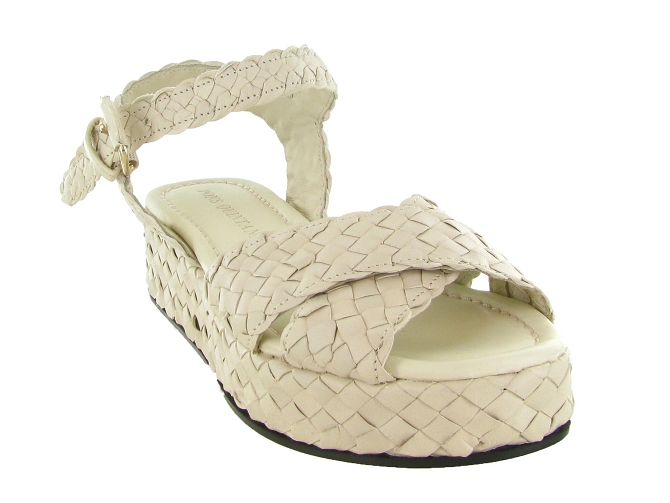 sandales et nu pieds - Casual - femme - Cuir - Blanc - Pons quintana8166202_3
