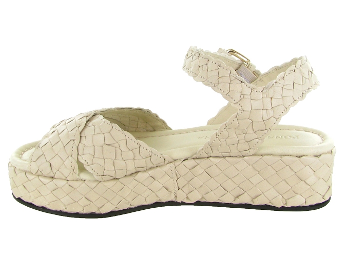 sandales et nu pieds - Casual - femme - Cuir - Blanc - Pons quintana8166202_4