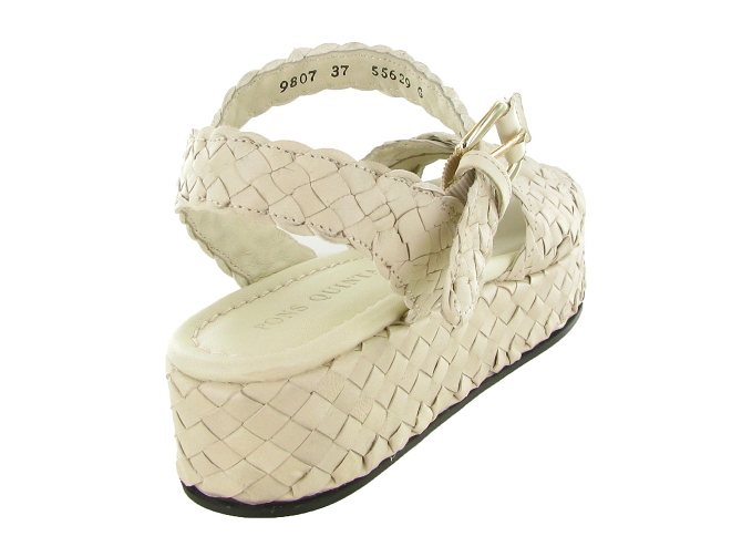 sandales et nu pieds - Casual - femme - Cuir - Blanc - Pons quintana8166202_5