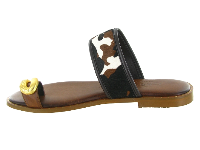 sandales et nu pieds - Entre doigt & Tong - femme - Cuir - Marron - Caryatis8166901_4