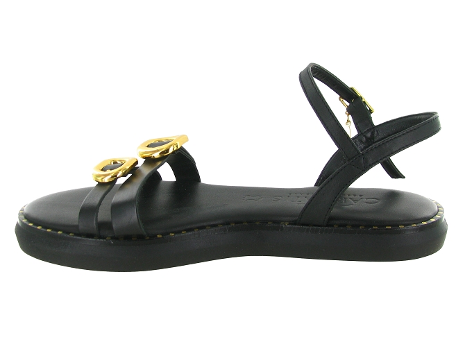 sandales et nu pieds - Mule Sabot - femme - Cuir - Noir - Caryatis8167201_4