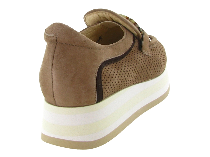 mocassins - Compensé - femme - Cuir - Chestnut - Softwaves8168201_5